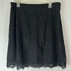 Isaac Mizrahi Live! Black lace skirt size M
